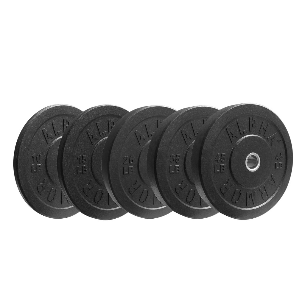 BUMPER PLATE HI-IMPACT BLACK - PAR