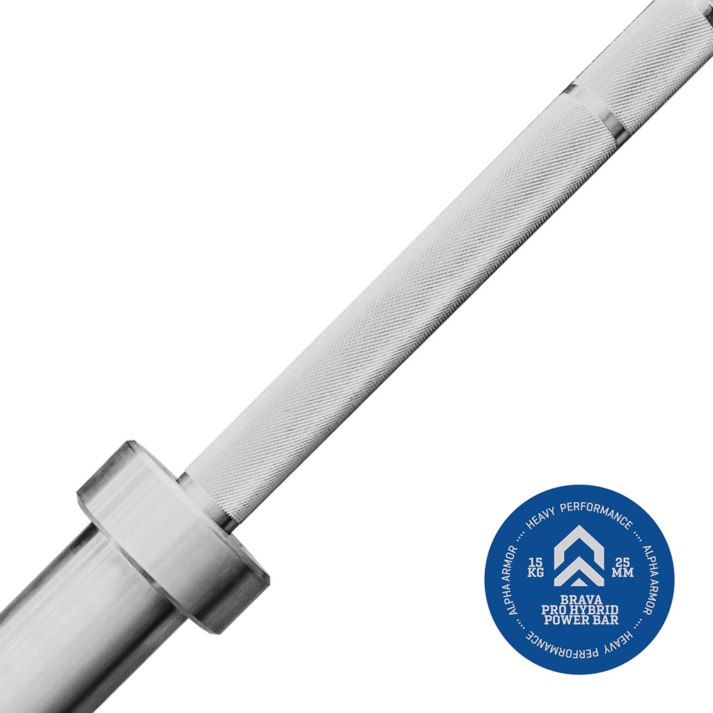 BARRA DE PODER BRAVA PRO HIBRIDA - HARD CHROME ALPHA ARMOR® 