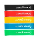 BANDAS DE RESISTENCIA MULTIFUNCIONAL ALPHA ARMOR® SET 5 PZAS
