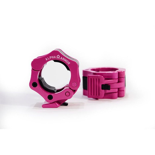 [SQCBAAR] SEGUROS QUICK CLAMP PARA BARRA ALPHA ARMOR® 2" (PAR) (ROSA)