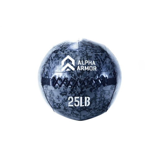 PELOTA MEDICINAL DELTA PARA PARED ALPHA ARMOR 25 LBS ® (USADA)