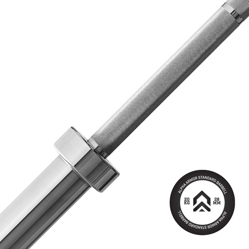 BARRA ESTANDAR SOLID CHROME ALPHA ARMOR®