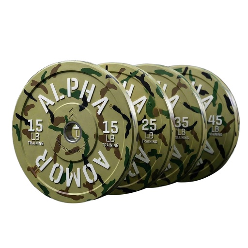 BUMPER PLATE DELTA GREEN THUNDER - PAR