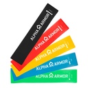 BANDAS DE RESISTENCIA MULTIFUNCIONAL ALPHA ARMOR® SET 5 PZAS