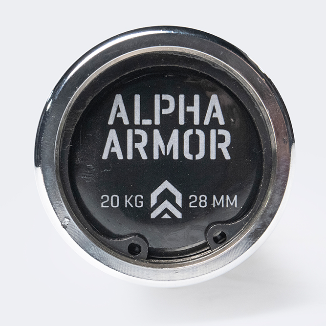 BARRA ESTANDAR CERAKOTE 20KG ALPHA ARMOR®