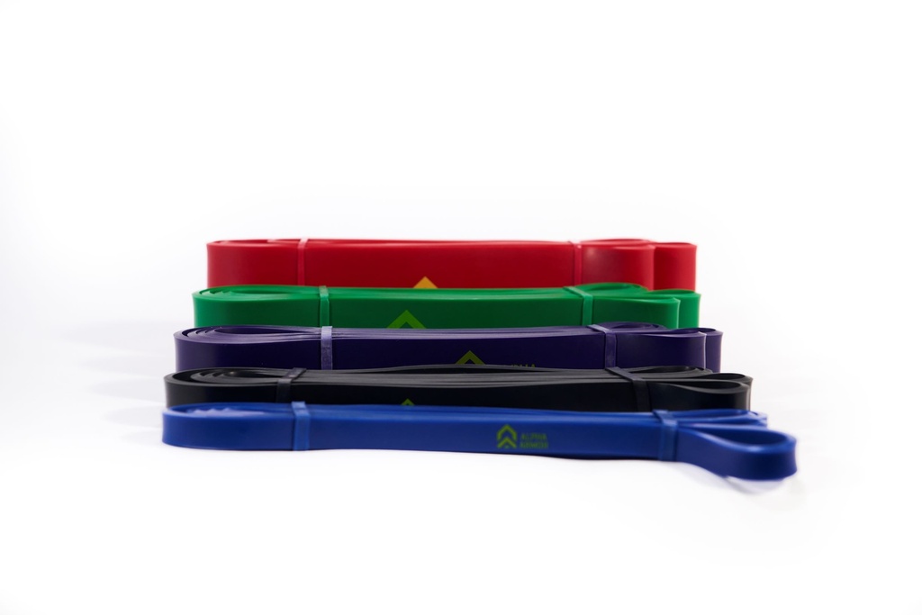 SET DE 4 BANDAS LARGAS DE RESISTENCIA PARA ENTRENAMIENTO - ALPHA GYM STORE