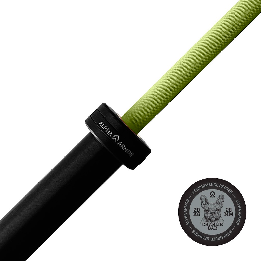 BARRA DE PODER CHARLIE CERAKOTE ALPHA ARMOR 20KG ®