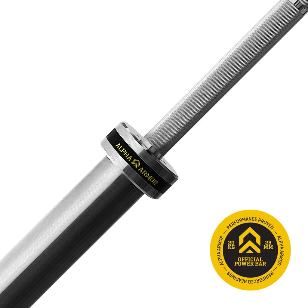 BARRA DE PODER OFICIAL - SOLID HARD CHROME ALPHA ARMOR®