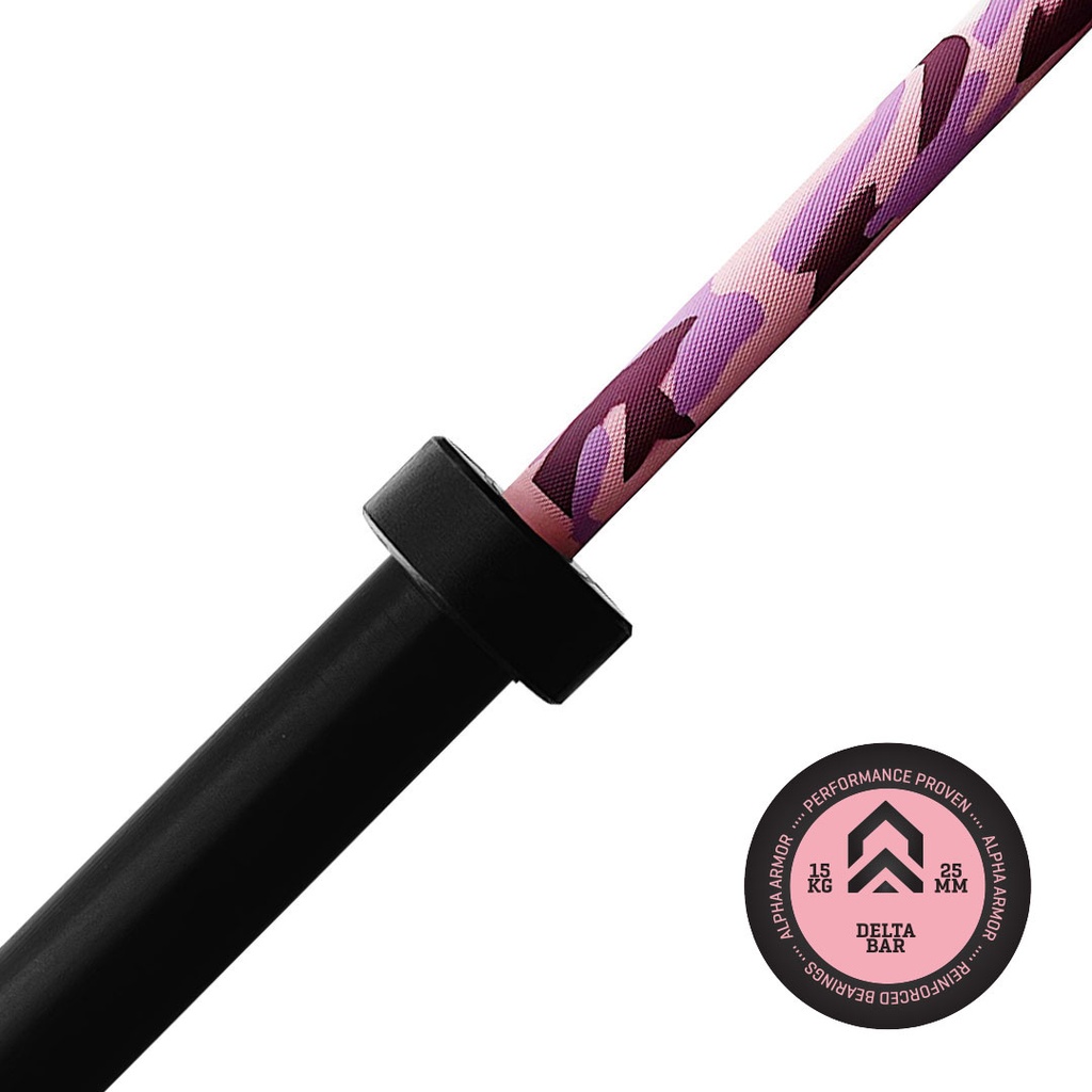 BARRA DE PODER DELTA CERAKOTE 15KG ALPHA ARMOR ®