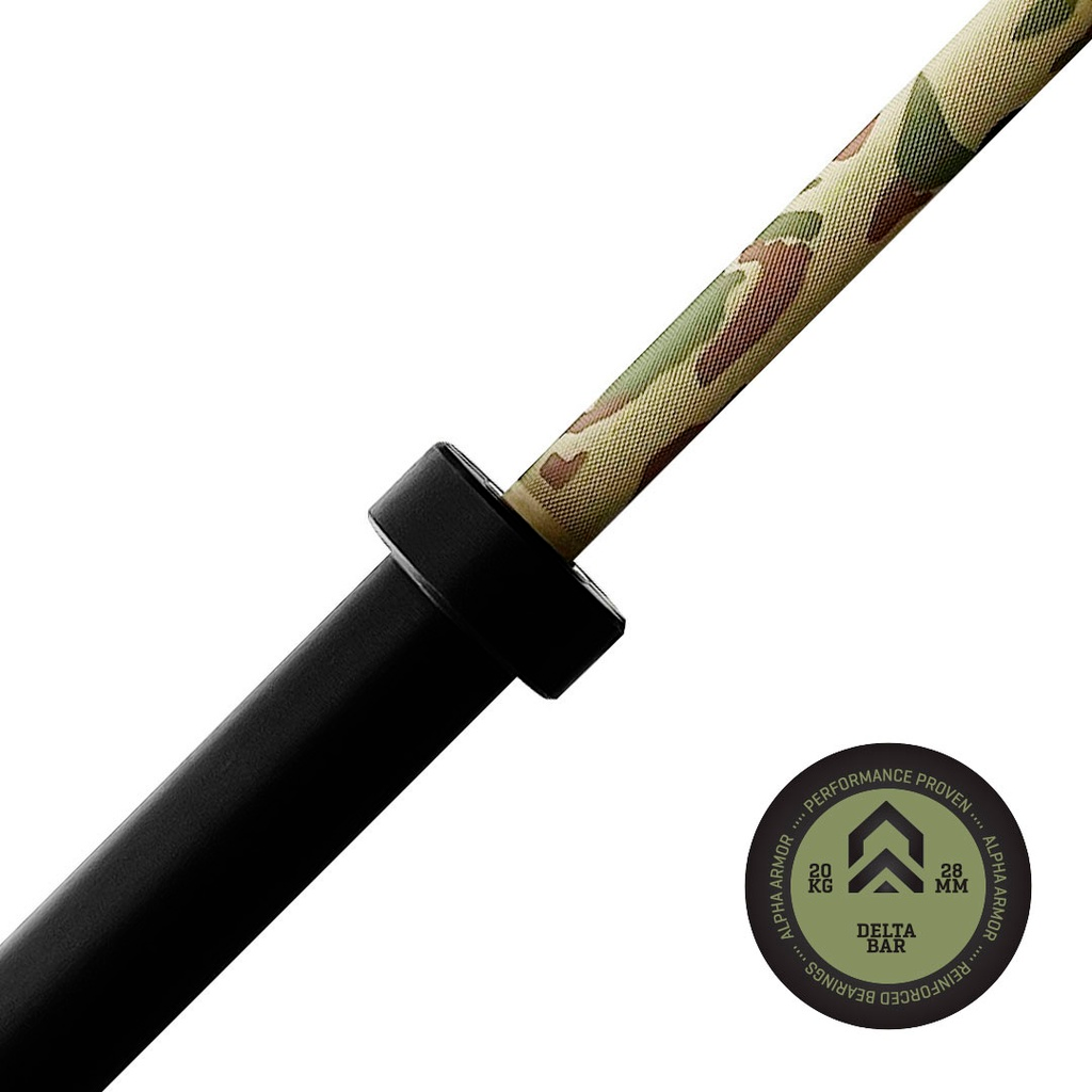 BARRA DE PODER DELTA CERAKOTE 20KG ALPHA ARMOR ®