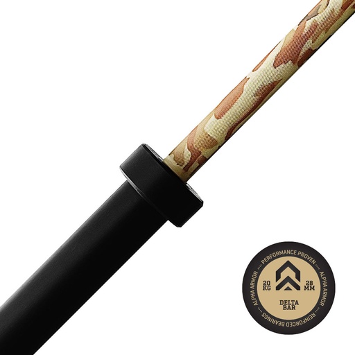 BARRA DE PODER DELTA CERAKOTE 20KG ALPHA ARMOR ®