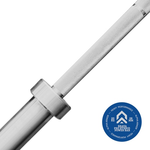 BARRA DE PODER BRAVA PRO HIBRIDA - HARD CHROME ALPHA ARMOR® 